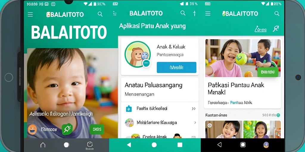 Tampilan antarmuka BALAITOTO yang interaktif dan ramah anak.