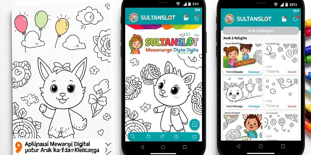Tampilan antarmuka aplikasi SULTANSLOT yang mudah digunakan untuk mewarnai.