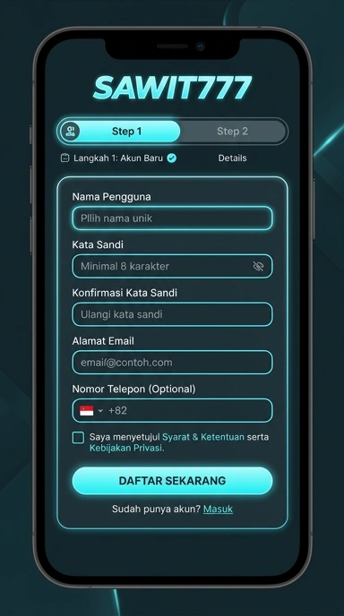 Panduan Mudah Registrasi Akun Sawit777 untuk Android